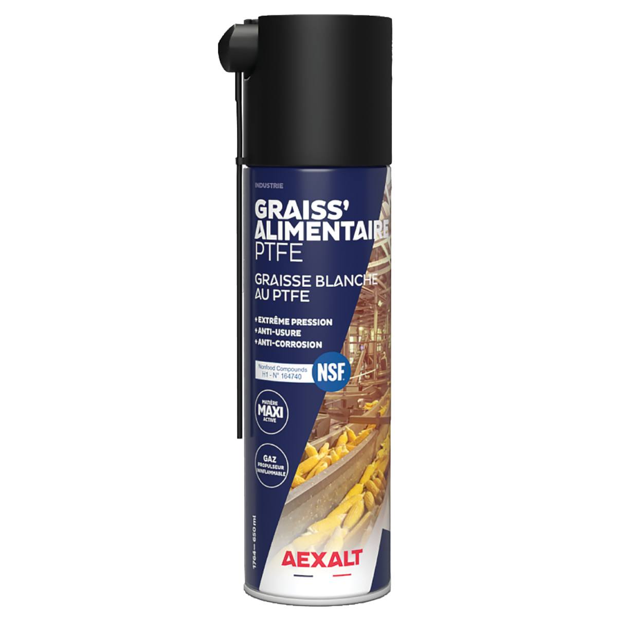 GRAISSE BLANCHE ALIMENTAIRE PTFE 650 ML / 400 ML NET