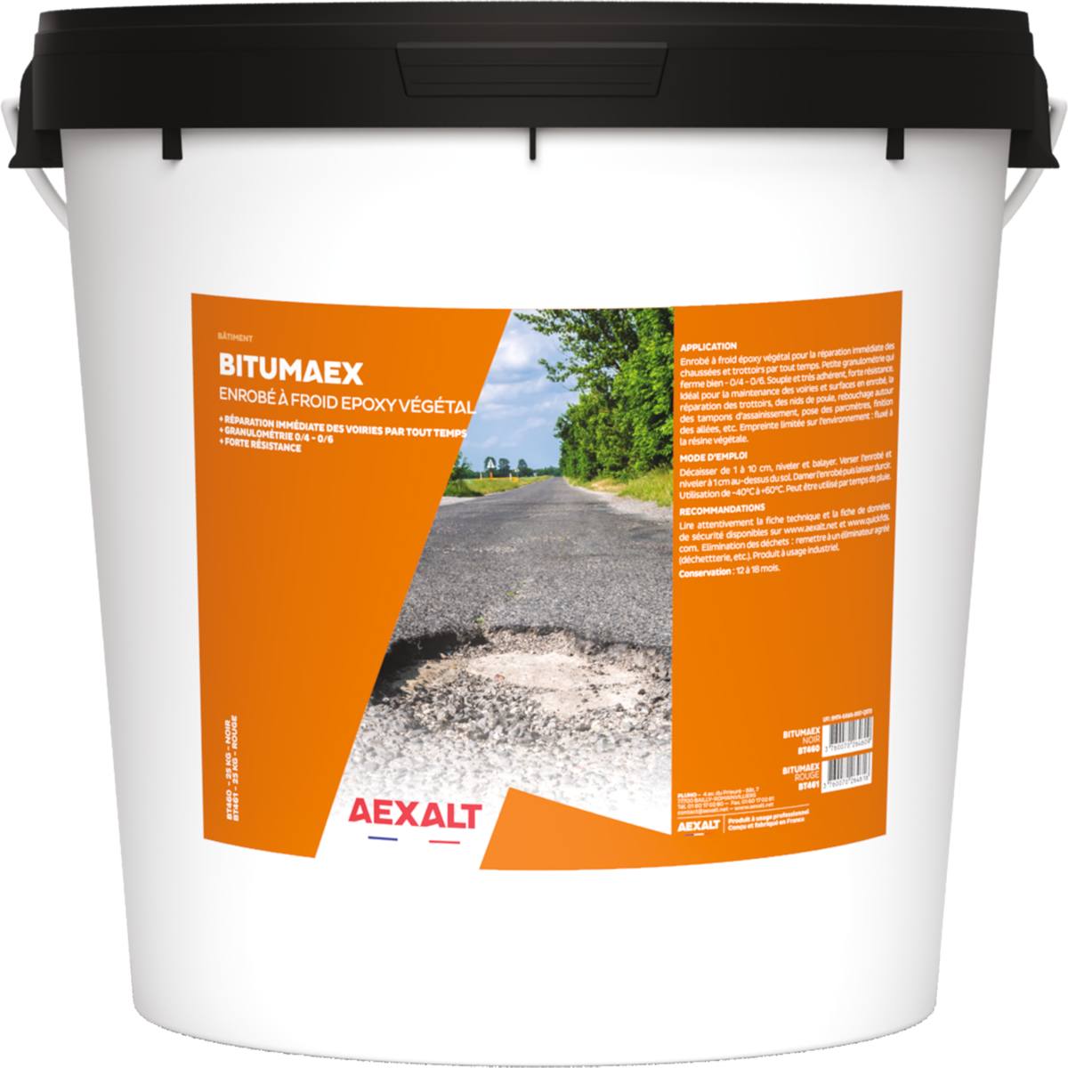 ENROBE A FROID NOIR 25 KG