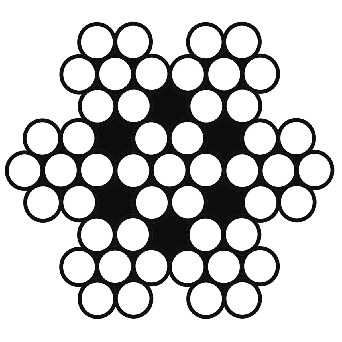CÂBLE INOX 7x7 - Ø 3 MM x 25 M