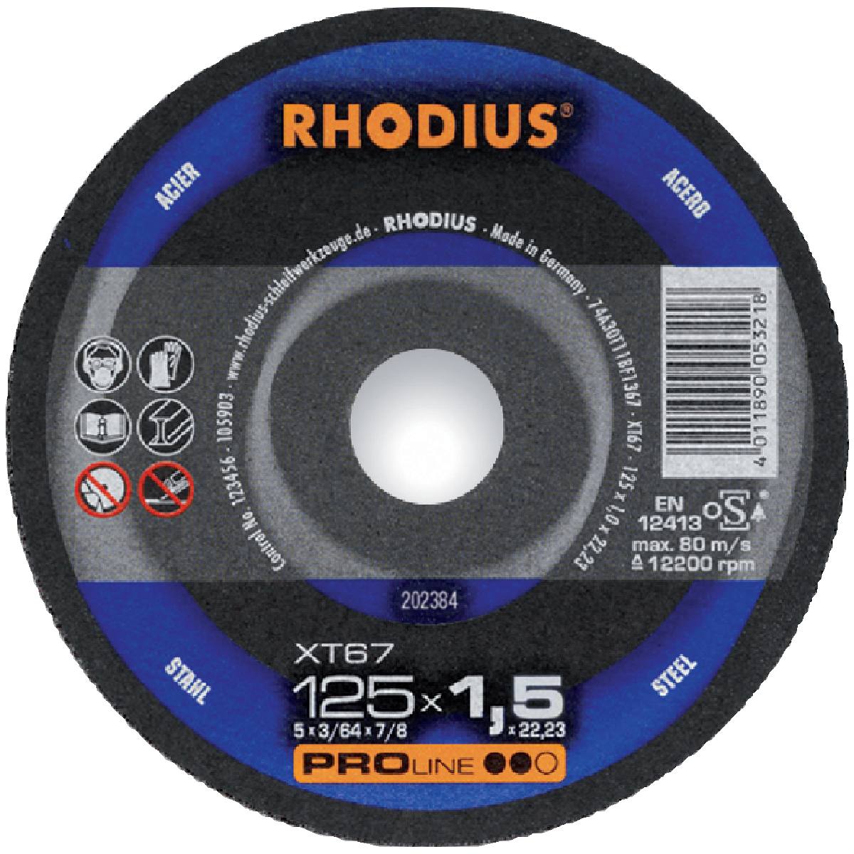 DISQUE À TRONÇONNER XT67 - Ø 230 MM X 1,9 X 22,2 MM