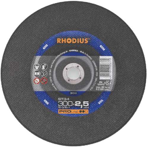 DISQUE À TRONÇONNER ST34 - Ø 300 X 2,5 X 25,4 MM