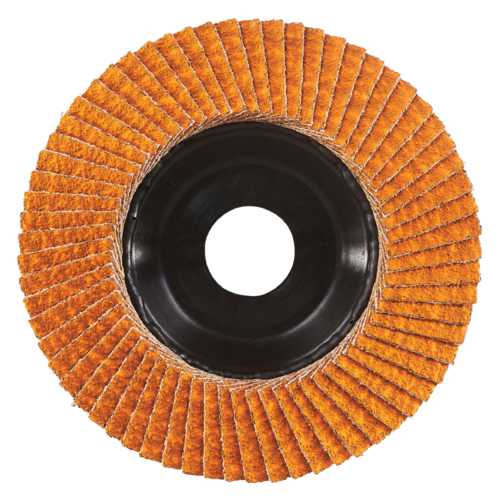 DISQUE À LAMELLES PLATES EXTRA-LONGUES À GR. CERAMIQUE Ø125×22,23 GR. 60