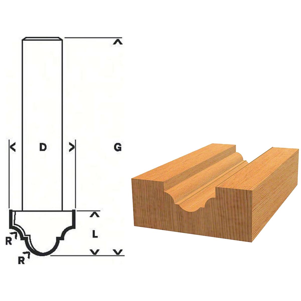 FRAISE À PROFILER - TYPE H