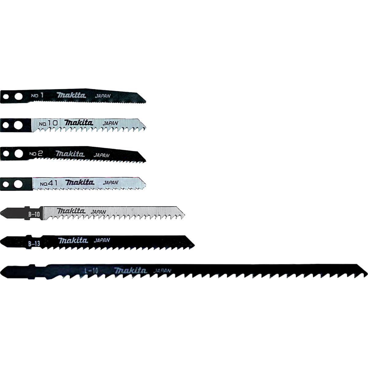 CARTE DE 5 LAMES DE SCIE SAUTEUSE N°10 POUR LE BOIS