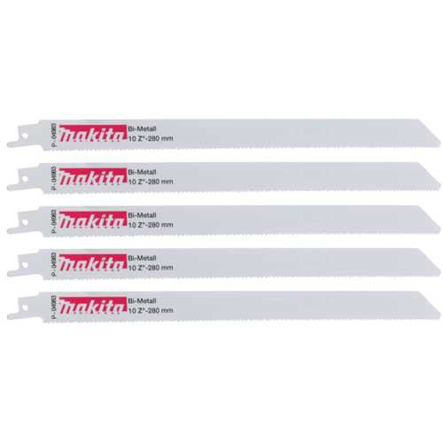 CARTE DE 5 LAMES DE SCIE SABRE P-04949 POUR ACIER