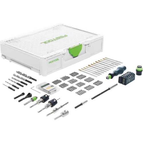 COFFRET 104 ACCESSOIRES DE VISSAGE ET PERÇAGE CENTROTEC