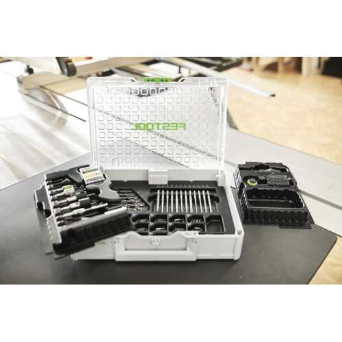 COFFRET 104 ACCESSOIRES DE VISSAGE ET PERÇAGE CENTROTEC