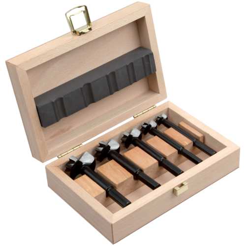COFFRET 5 MÈCHES À FAÇONNER FORSTNER WOODMAX