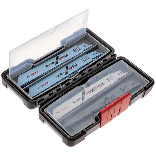 COFFRET 20 LAMES DE SCIE SABRE POUR MÉtAL ET BOIS
