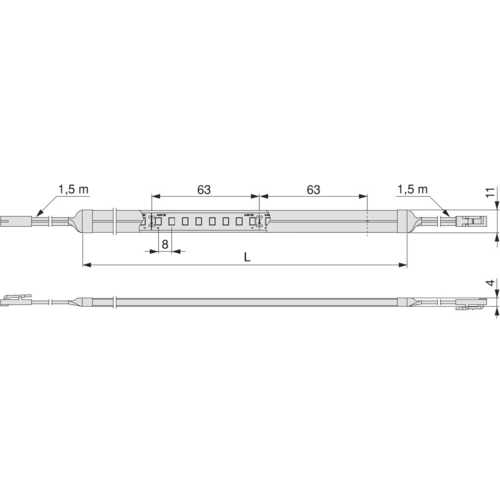 RUBAN LED NEONLYNX 24 V 5004 MM 4000°K