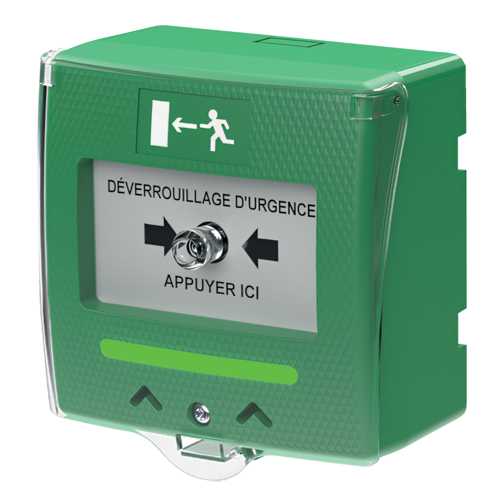 DÉCLENCHEUR MANUEL 2 CONTACT