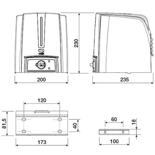 KIT AUTOMATISME DE PORTAIL BATTANT - FAST40