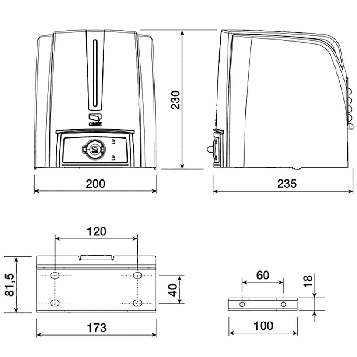 KIT AUTOMATISME DE PORTAIL BATTANT - FAST40