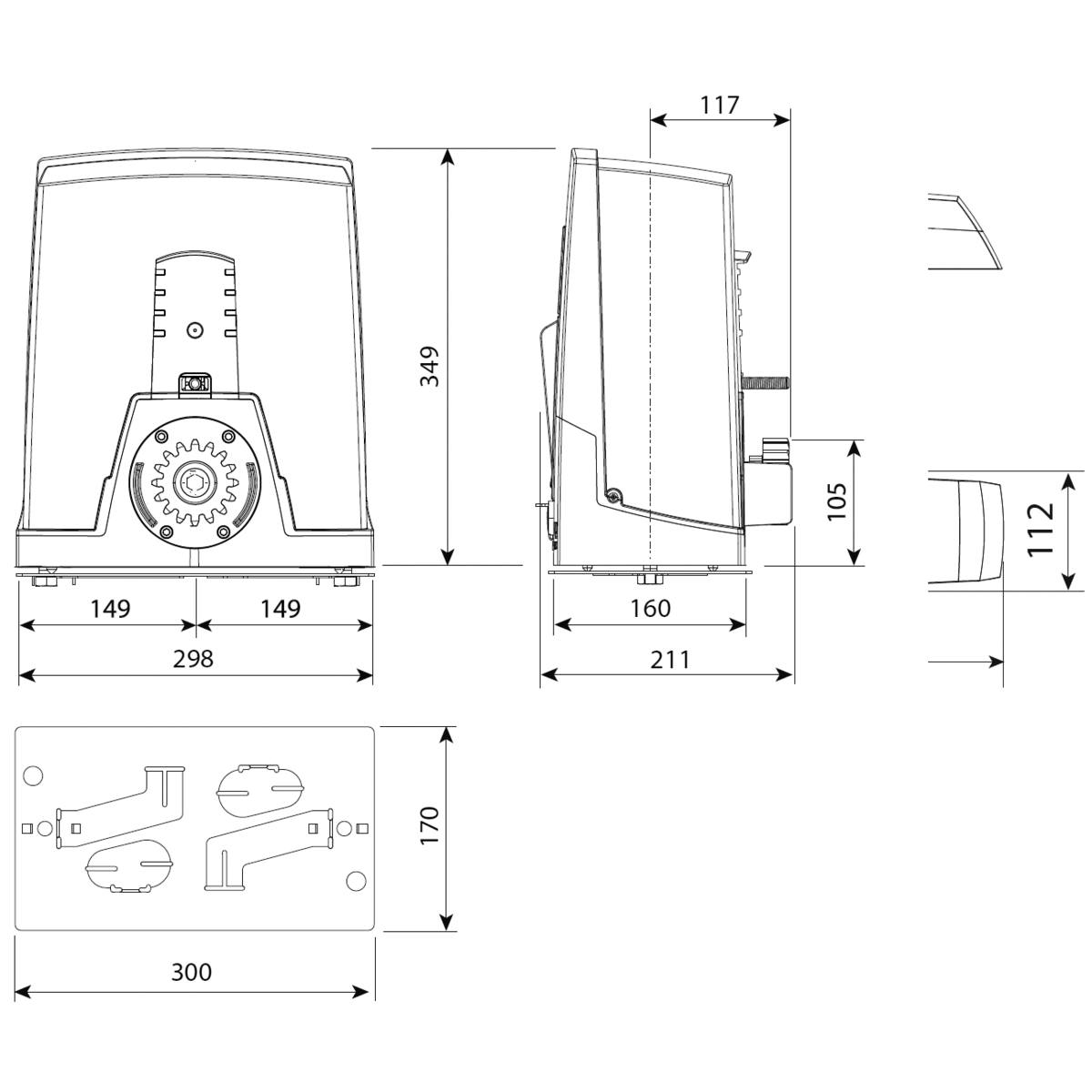 AUTOMATISME DE PORTAIL COULISSANT