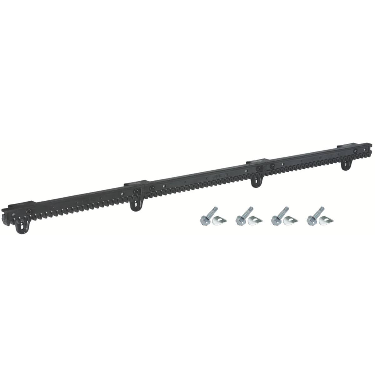 CRÉMAILLÈRE NYLON ÂME ACIER 1M + 4 ATTACHES