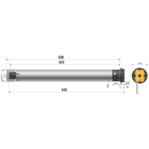 MOTEUR TUBULAIRE S&S0 RS100 io RADIO POUR VOLET ROULANT