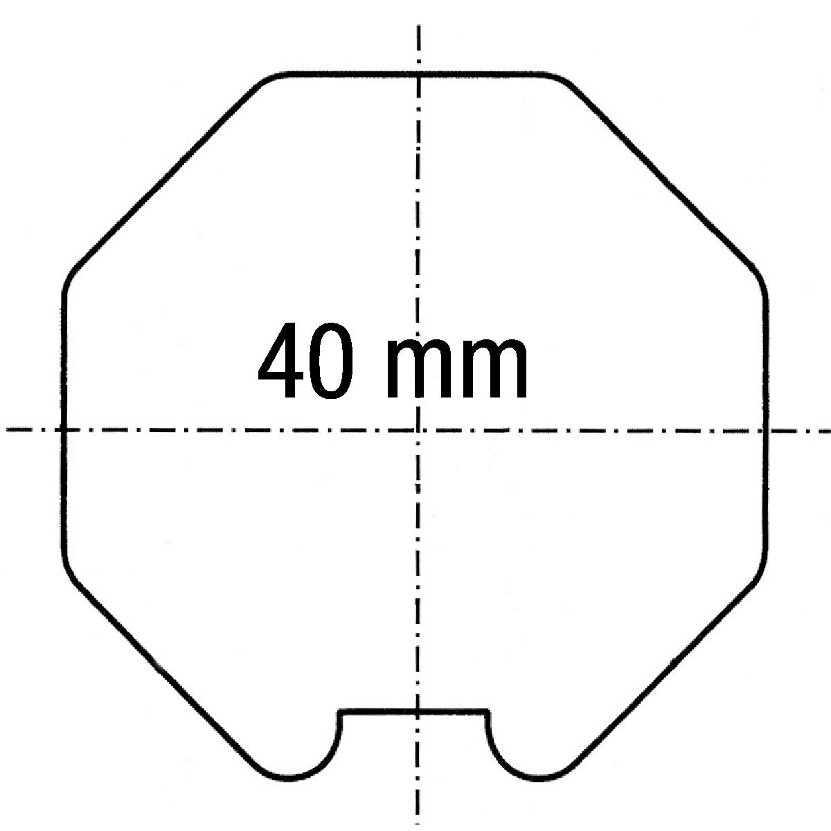 ADAPTATEUR OCTOGONAL 40 POUR TM2 35