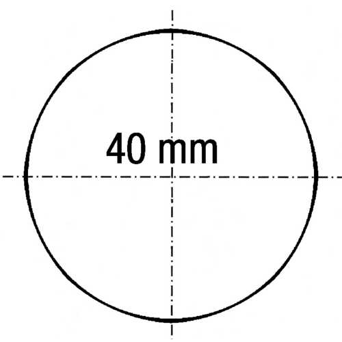 ADAPTATEUR ROND 40 POUR TM2 35