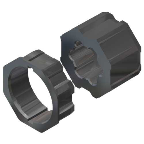 ADAPTATEUR OCTOGONAL 60 POUR TM2 45