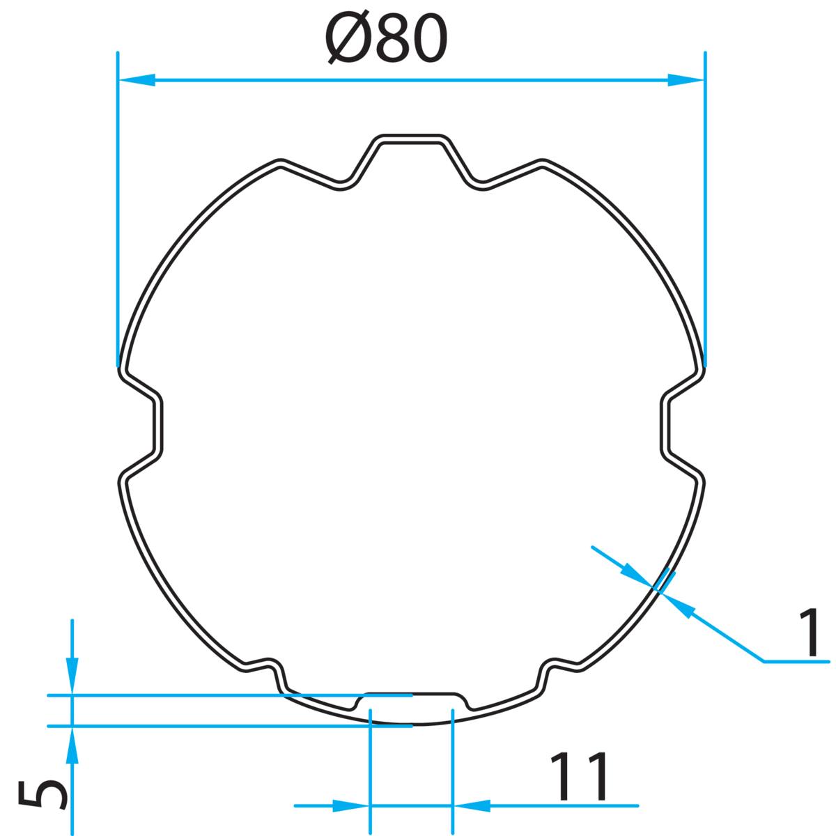 ADAPTATEUR ZF 80 POUR TM2 45