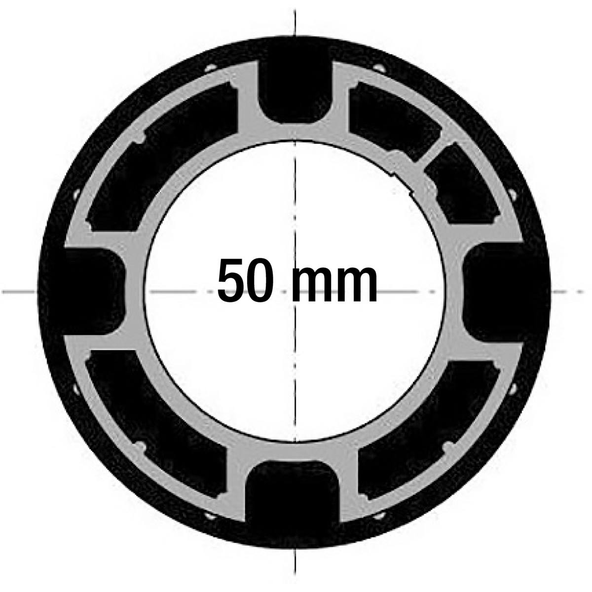 COURONNE MOTEUR POUR TUBE DOHNER