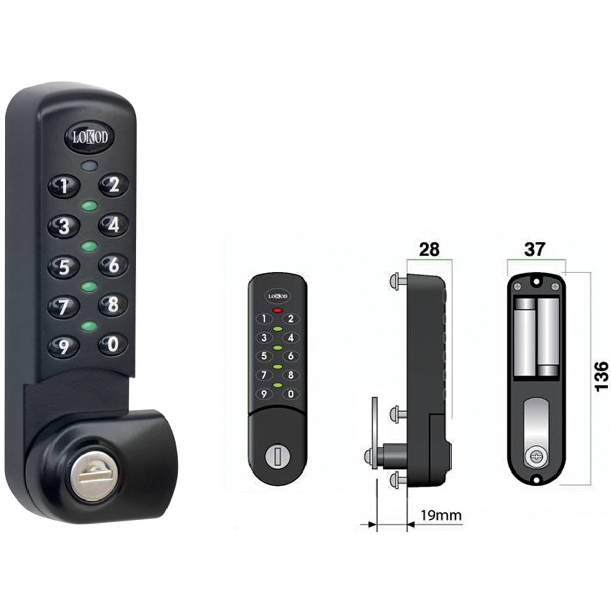 VERROU ÉLECTRONIQUE AUTONOME LOKER 20