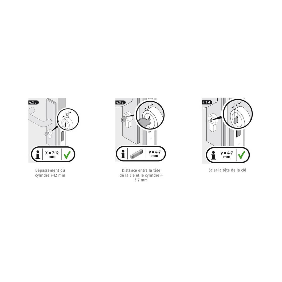 MOTEUR GRIS ALU POUR CYLINDRE MOTORISÉ HOMETEC PRO