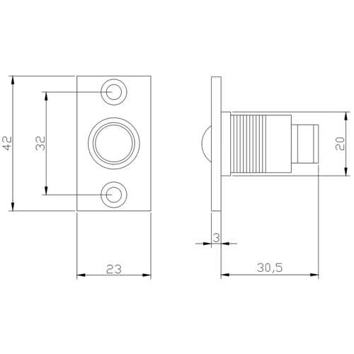 CONTACT ÉLECTROMÉCANIQUE À BILLE