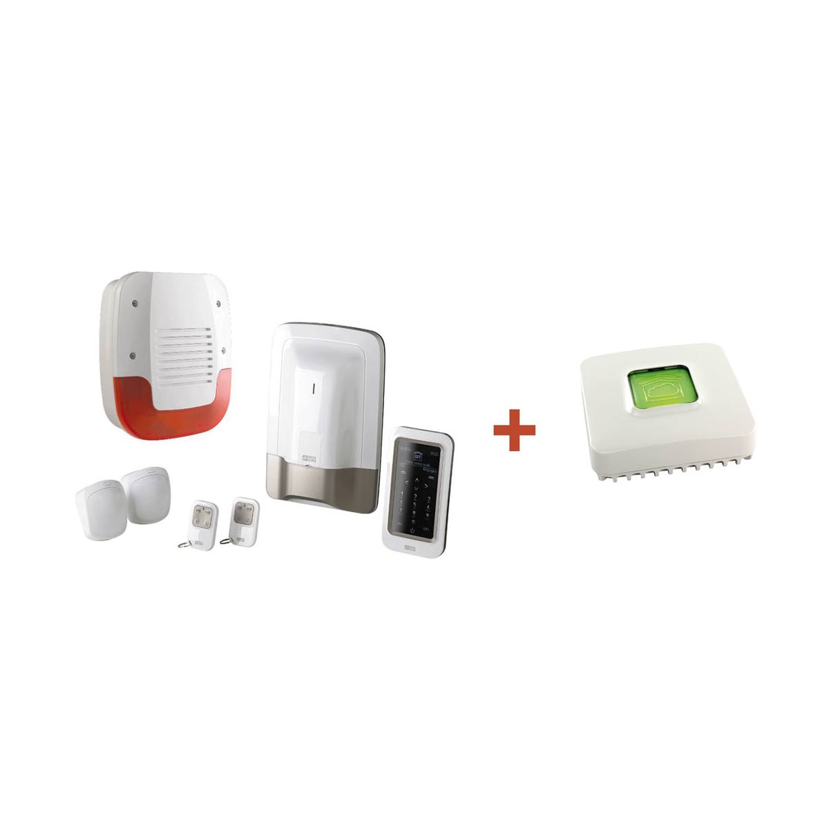 PACK ALARME SANS FIL AVEC BOX DOMOTIQUE TYXAL+