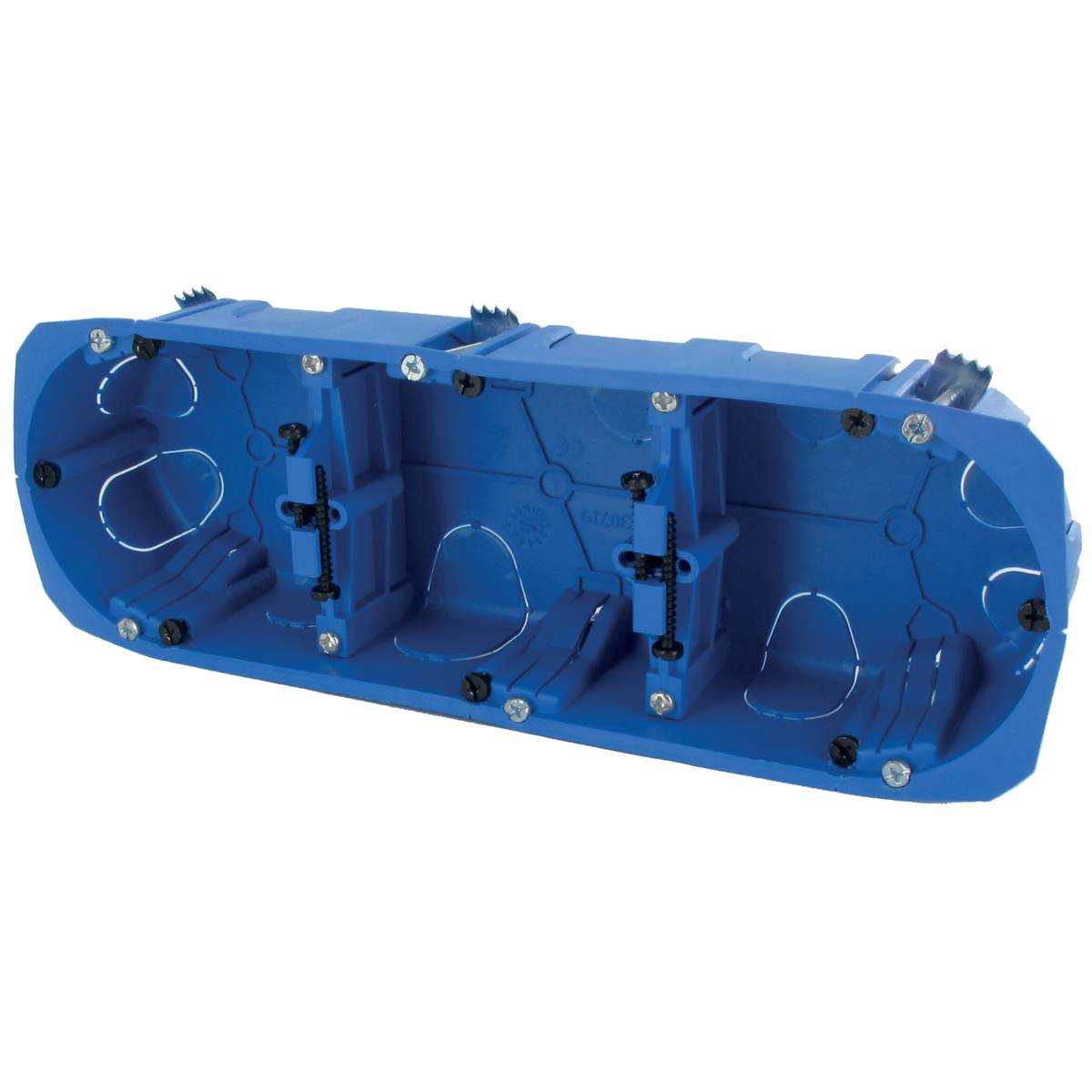 BOÎTE D'ENCASTREMENT 3 POSTES MULTI-MATÉRIAUX