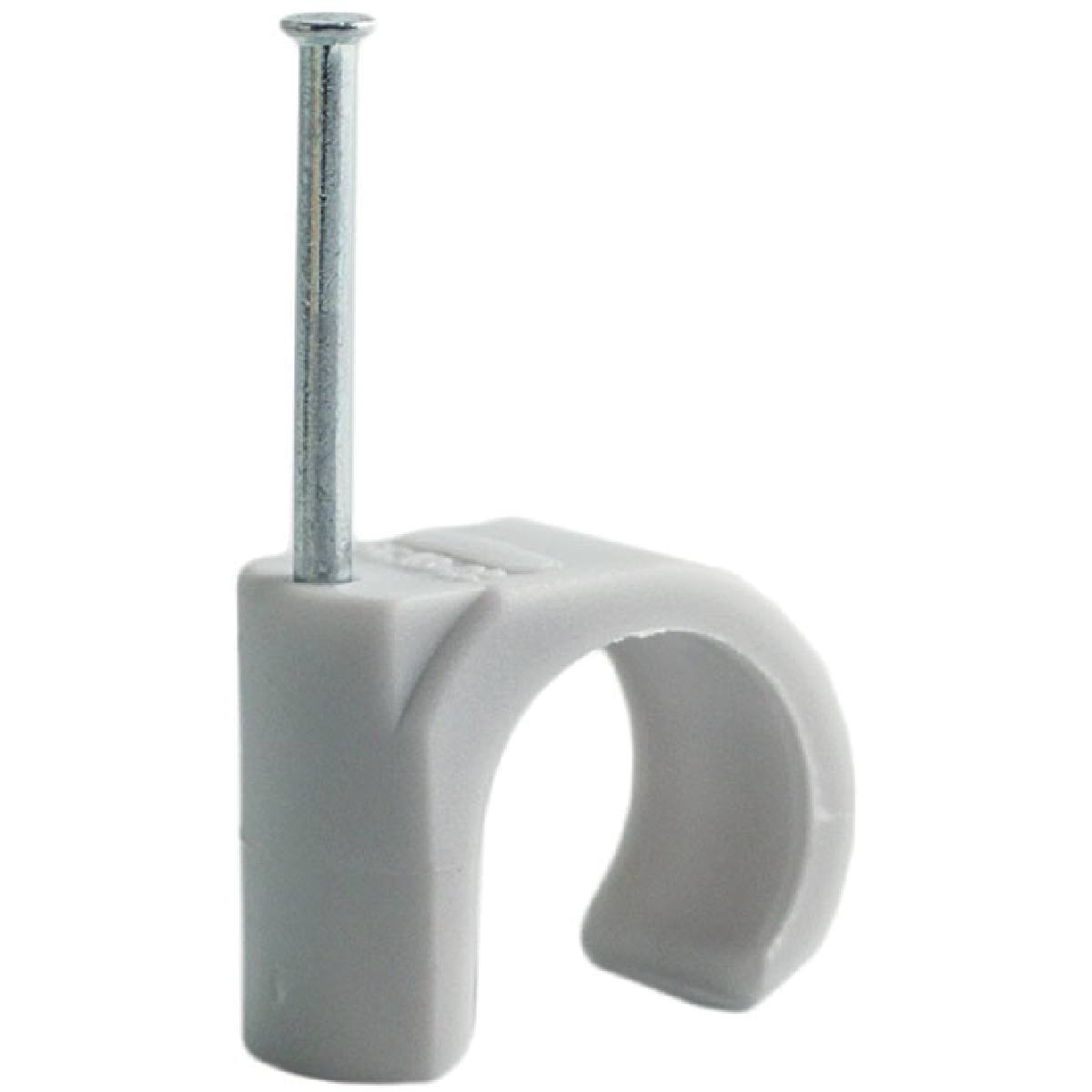 ATTACHE CÂBLE À CLOUER GRIS Ø 14 à 20 mm