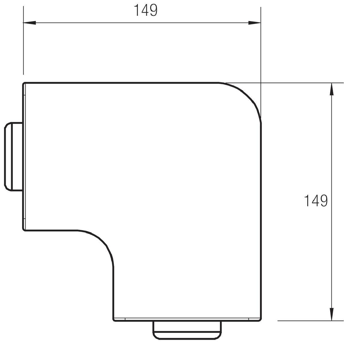 ANGLE PLAT POUR MOULURE WDK 40x60