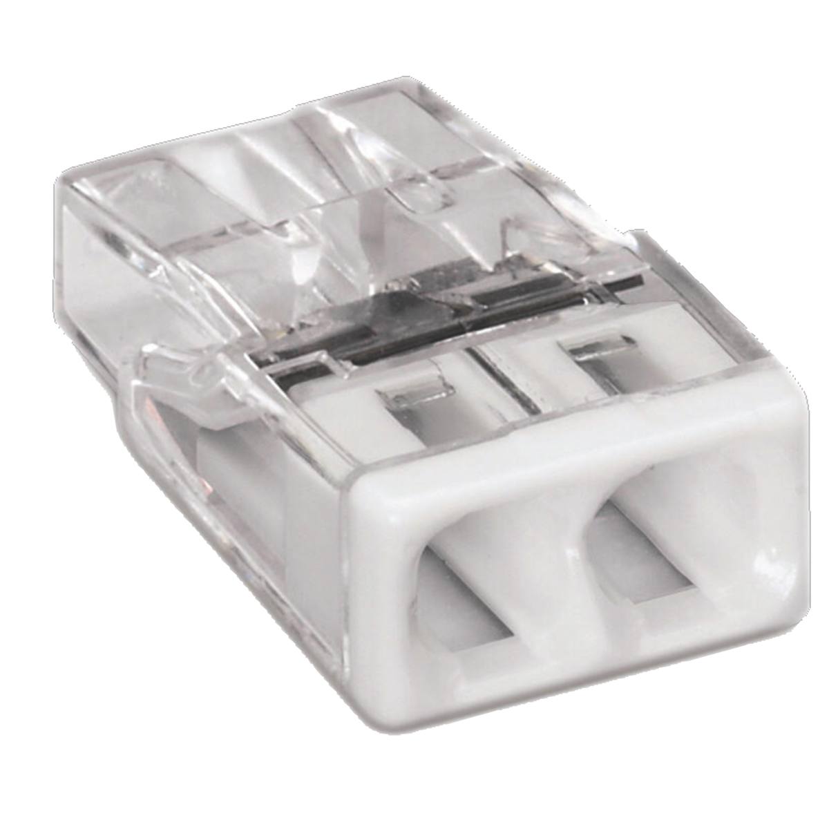 BOÎTE 100 BORNES DE CONNEXION COMPACT 2 ENTRÉES max.2,5mm²
