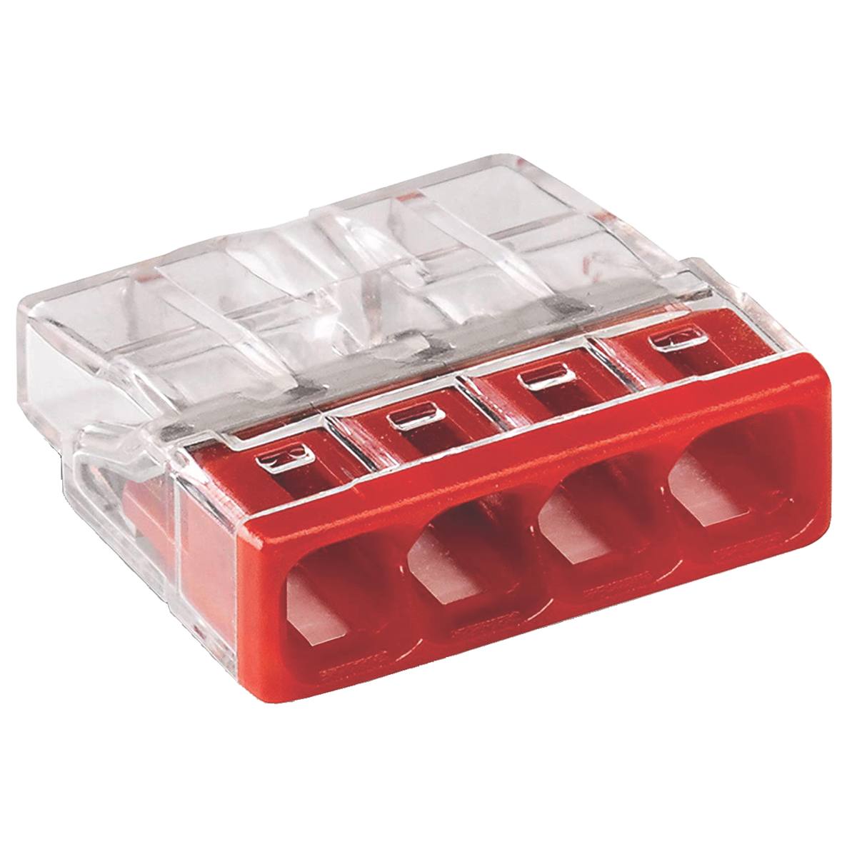 BOÎTE 100 BORNES DE CONNEXION COMPACT 4 ENTRÉES max.2,5mm²