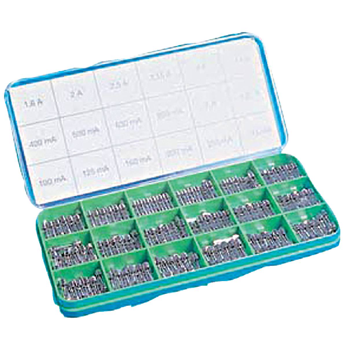 COFFRET 360 FUSIBLES TEMPORISÉS 5x20