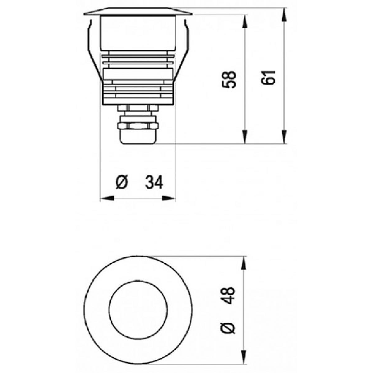 KIT 9 SPOTS EXTÉRIEURS DOMINOLED SPLASH
