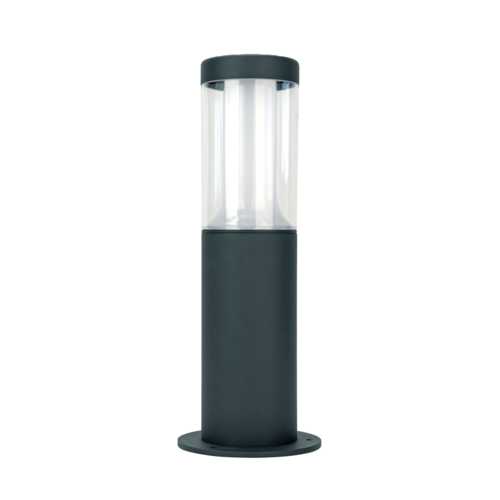 BORNE BASSE NOIRE 8W 3000K 420 LM HAUTEUR 400mm Ø100 IP66