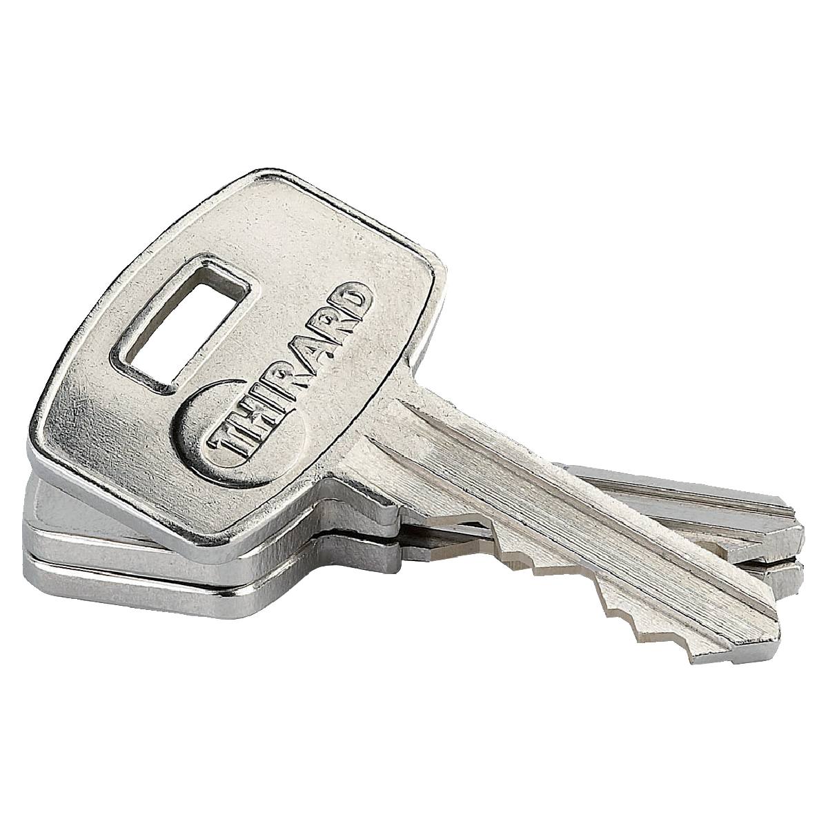 CYLINDRE 40 + 40 LAITON NICKELÉ