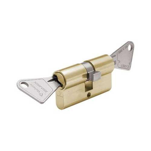 CYLINDRE 30 + 30 LAITON POLI