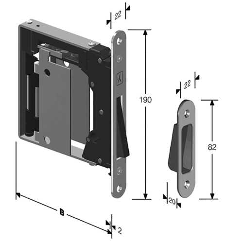 SERRURE MAGNÉTIQUE B-NO-HA MINI