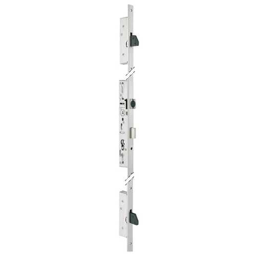 SERRURE 3 POINTS COFFRE 45 MM PÊNES DORMANTS BASCULANTS ET DEMI-TOUR 6370