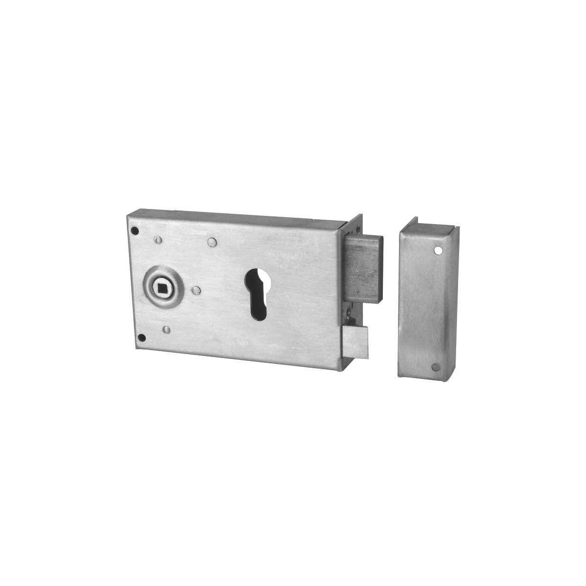 SERRURE INOX HORIZONTALE À FOUILLOT