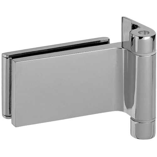 PAUMELLE AVEC FICHE EN APPLIQUE ALUMINIUM ANODISÉ