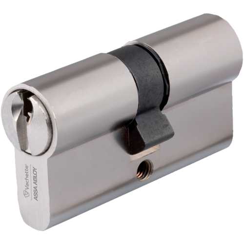 CYLINDRE 30 + 30 LAITON NICKELÉ