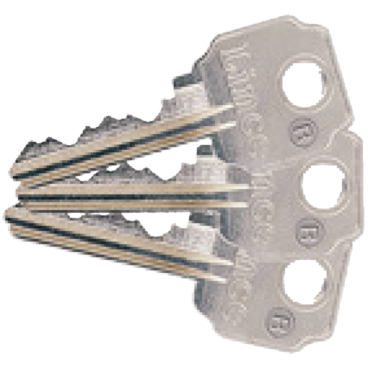 CYLINDRE BOUTON COTE 45 L.NICK 3 CLES MV 90/45+B45