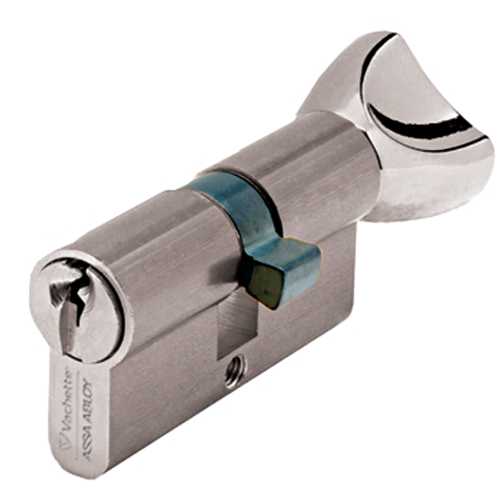 CYLINDRE À BOUTON 60 + 35B LAITON NICKELÉ