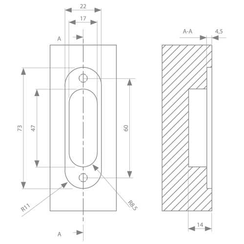 FERMETURE MAGNÉTIQUE POUR PORTE MAGNOTICA PRO BLANC