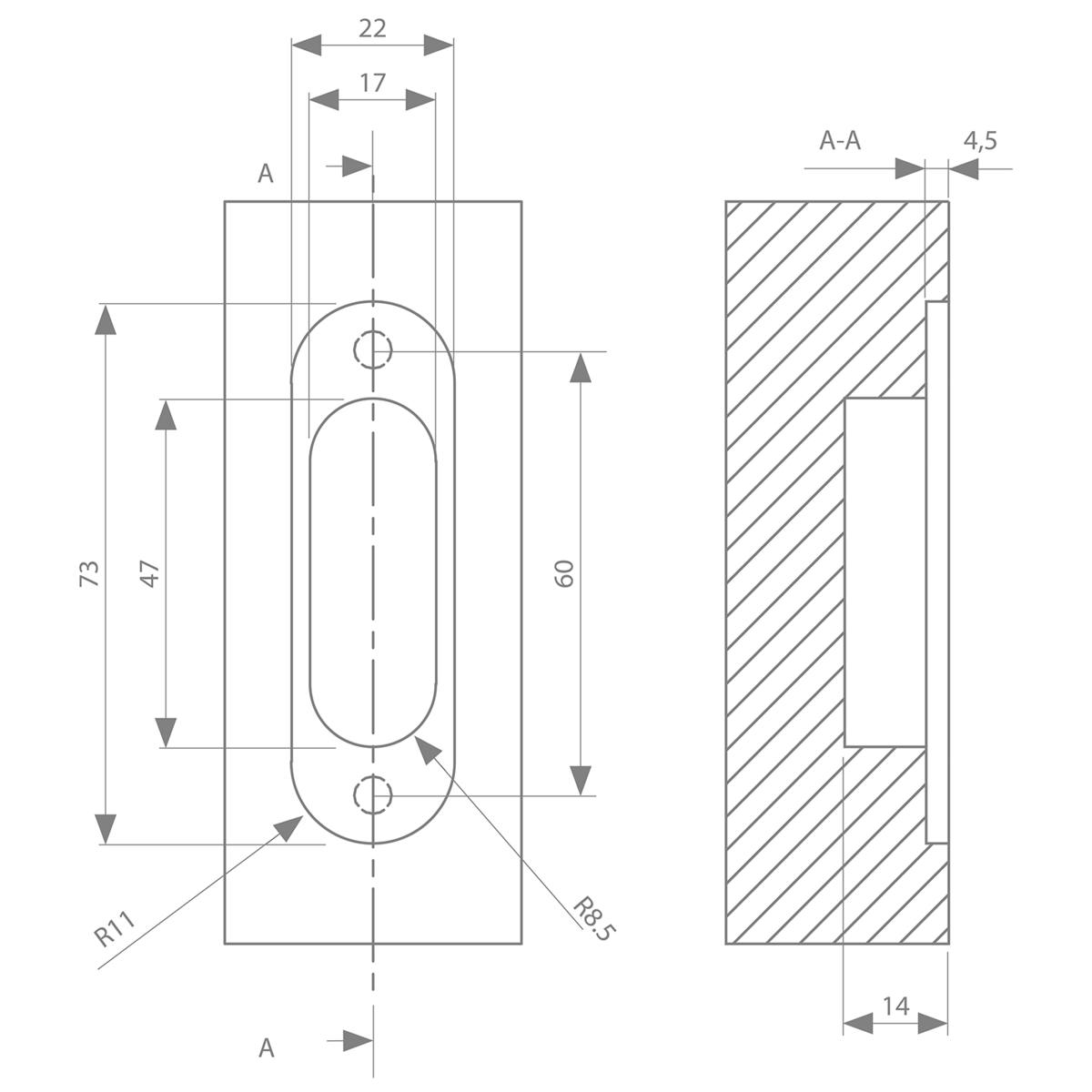 FERMETURE MAGNÉTIQUE POUR PORTE MAGNOTICA PRO BLANC