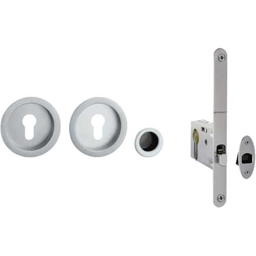 KIT SERRURE À CYLINDRE POUR PORTE À GALANDAGE