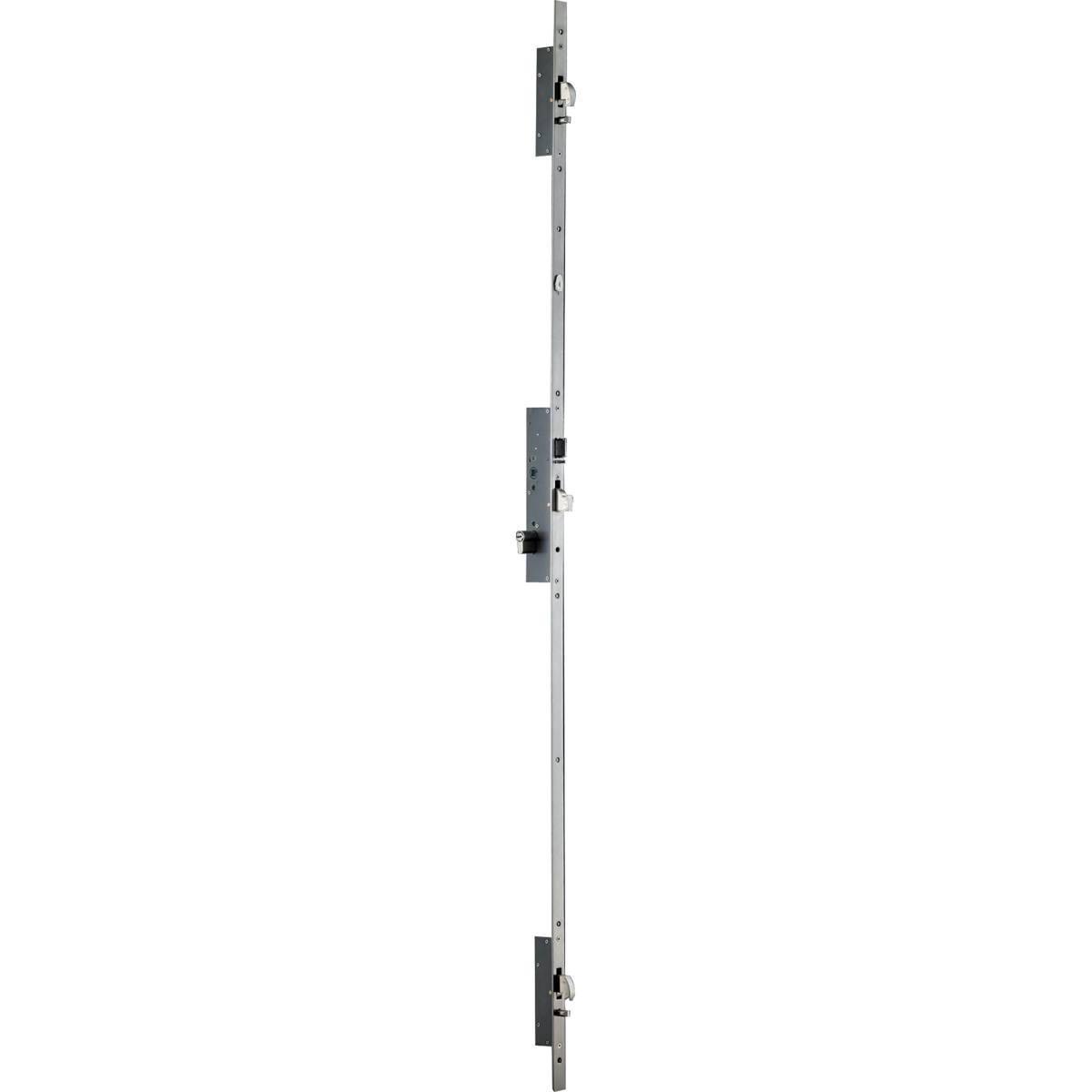 SERRURE MULTIPOINT COFFRE 47,5 MM PÊNES DORMANTS À CROCHET ET DEMI-TOUR MULTIBLINDO EASY